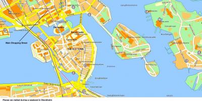 Estocolmo centro mapa