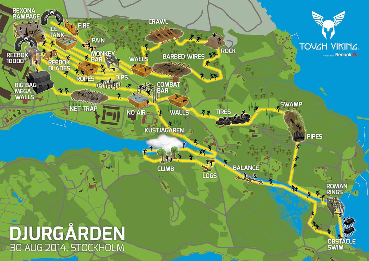 mapa de djurgården
