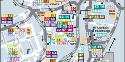 Mapa de Estocolmo autobús 76 ruta