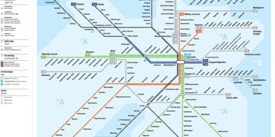 Estocolmo central tren a estación mapa