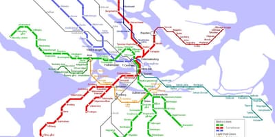 Mapa de Estocolmo estación de metro